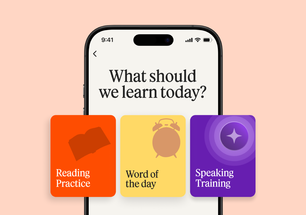 Babbel-App auf einem Smartphone